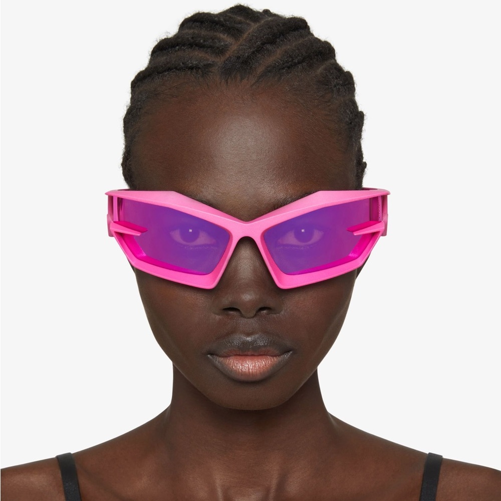 GIVENCHY CUT SUNGLASSES PINK